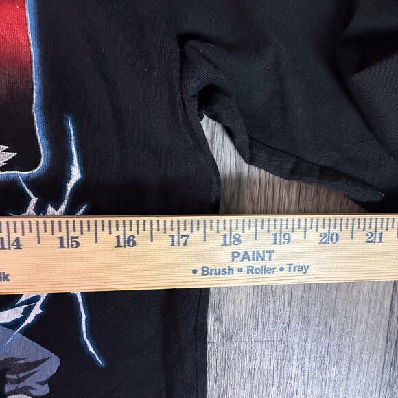 Kakashi Naruto Shippuden 1400 Anime Long Sleeve Shirt Black Medium VIZ Official - Picture 6 of 6